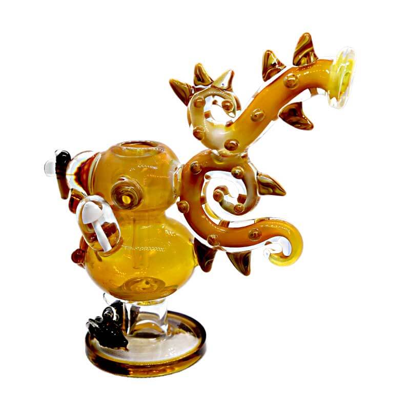Honeybee Mushroom Bubbler (RB35/TRB-68) | 8 inch  product image
